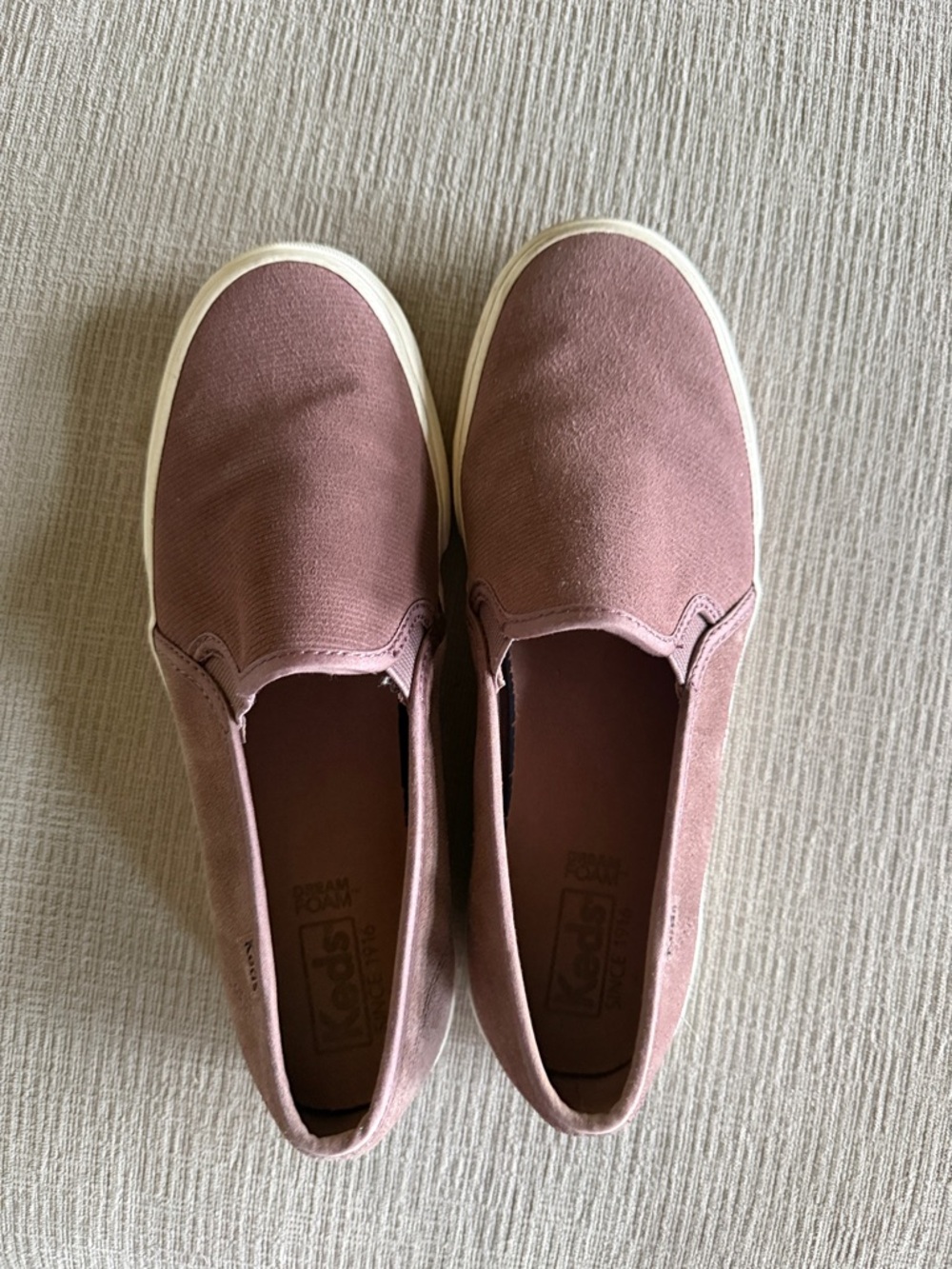 Keds Slip-On Sneakers in Mauve Pink